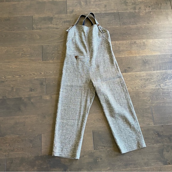 **SOLD** Rachel Comey tweed linen cotton overalls jumpsuit 2 - Picture 4 of 12